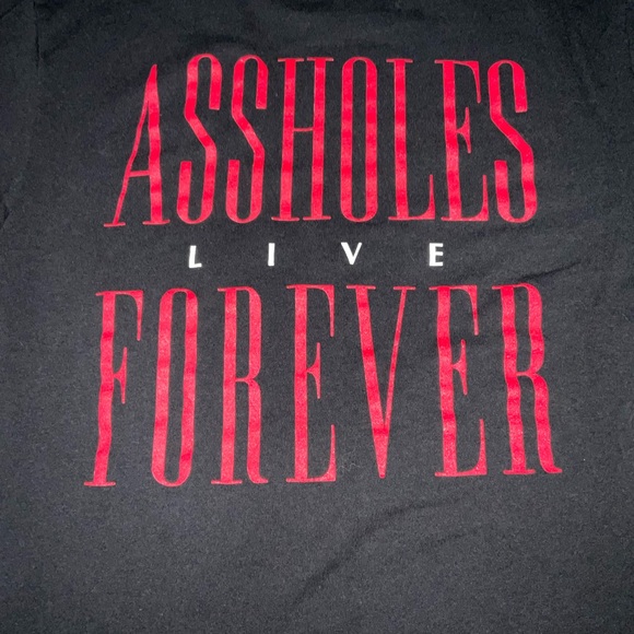 Men’s Assholes Live Forever Shirt size M - Picture 5 of 5